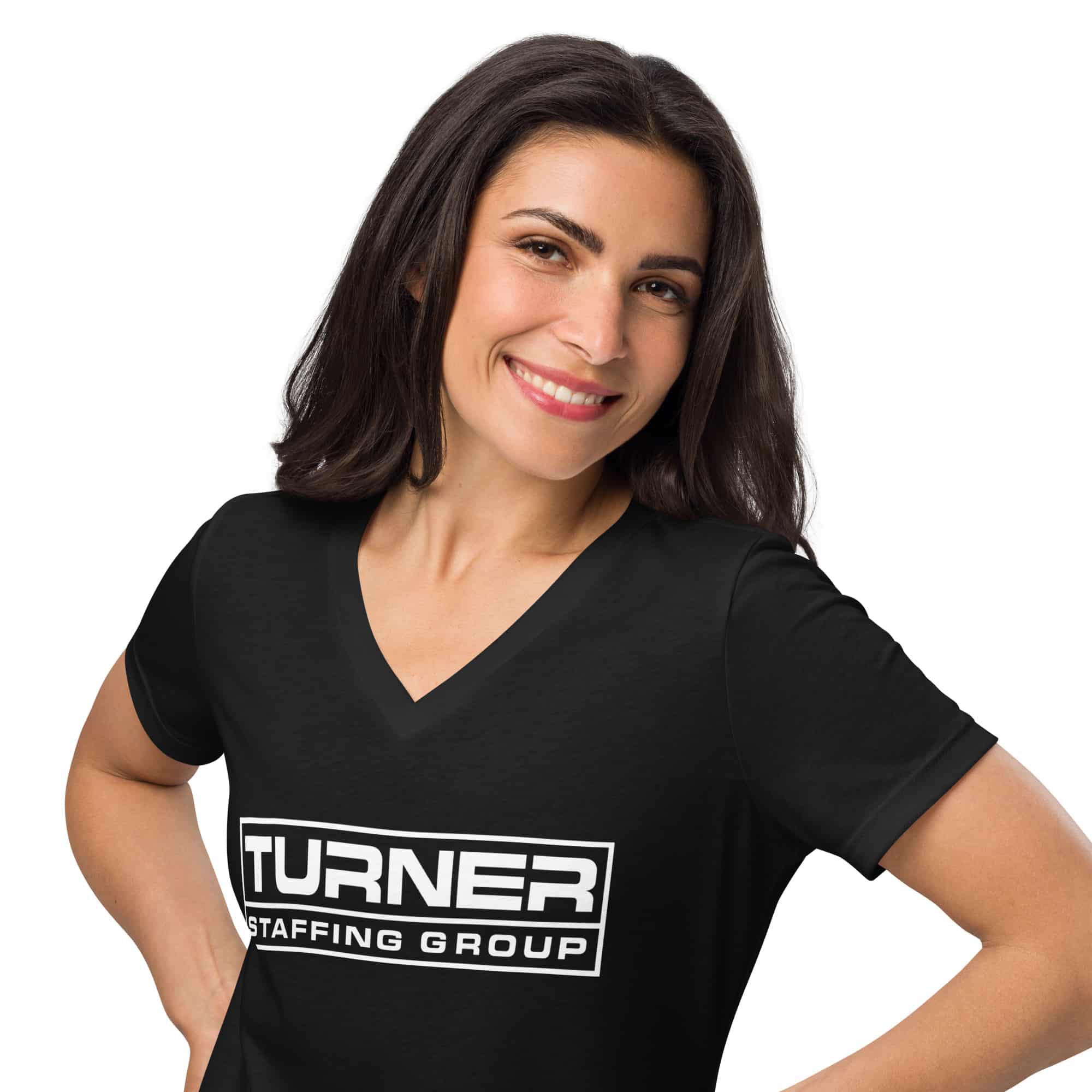 Women’s relaxed v-neck t-shirt - Image 2